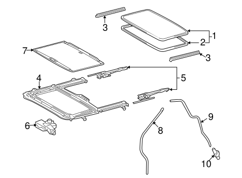 BODY/SUNROOF for 2005 Scion xA #1