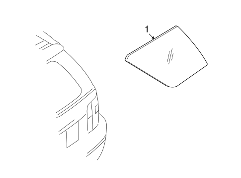 Body/Glass & Hardware for 2006 Ford Freestyle #1