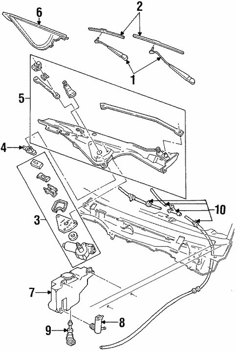 Wipers for 2002 Ford Crown Victoria #0