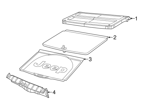 Interior Trim - Rear Body for 2015 Jeep Renegade #0