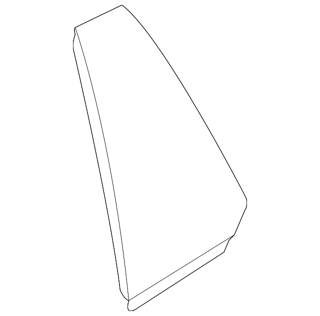 12792115 Деталь FIXED GLASS, LEFT