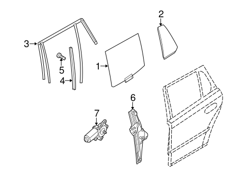 9-3 GLASS - REAR DOOR 2