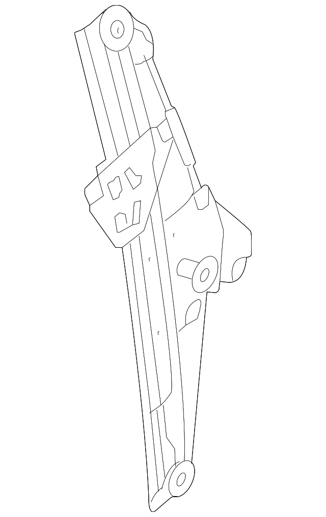 12793731 Деталь WINDOW REGULATOR, RIGHT