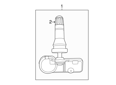 Electrical/Tire Pressure Monitor Components for 2015 Dodge Dart #1