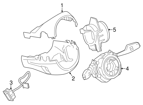 Shroud, Switches & Levers for 2015 BMW 328i GT xDrive #0