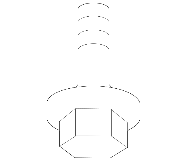 6505381AA Деталь TOW HOOK BOLT, LEFT