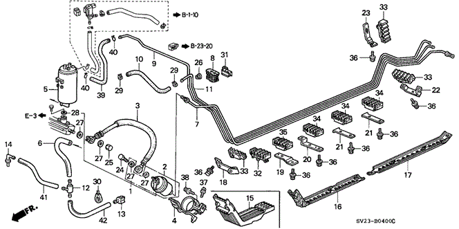 Clamp H, Fuel Pipe (Nifco) Clamp H, Fuel Pipe (Nifco)