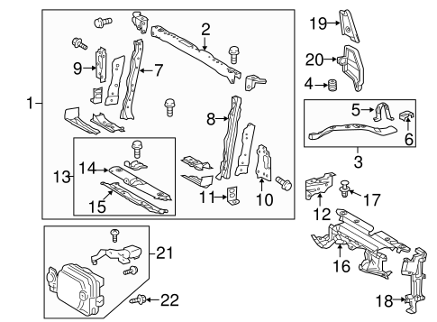 BODY/RADIATOR SUPPORT for 2014 Toyota RAV4 #1