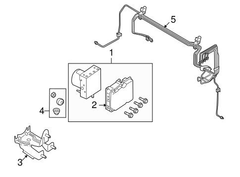 Brakes/Anti-Lock Brakes for 2009 Ford Taurus X #3