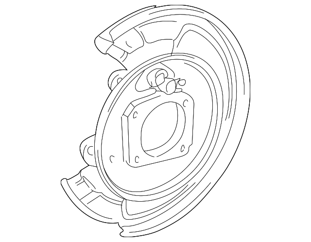 88971184 Деталь BACKING PLATE, RIGHT