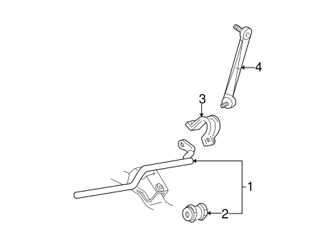 Stabilizer Bar & Components for 2004 Ford Taurus #0