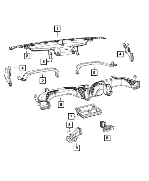 Air Ducts for 2015 Chrysler 200 #2