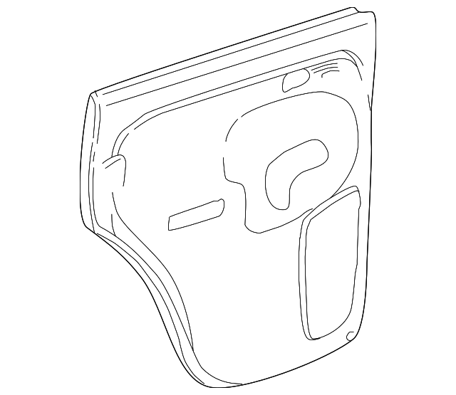 15086582 Деталь DOOR TRIM PANEL, RIGHT