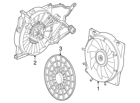 Cooling Fan for 2000 Saturn LS #0