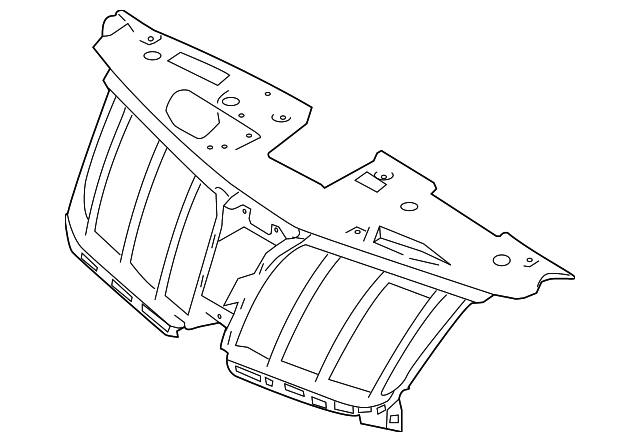 8A5Z-8A284-AA Деталь MOUNT PANEL