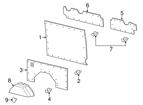 Body/Interior Trim - Side Panel for 2015 Ford Transit-350 HD #17