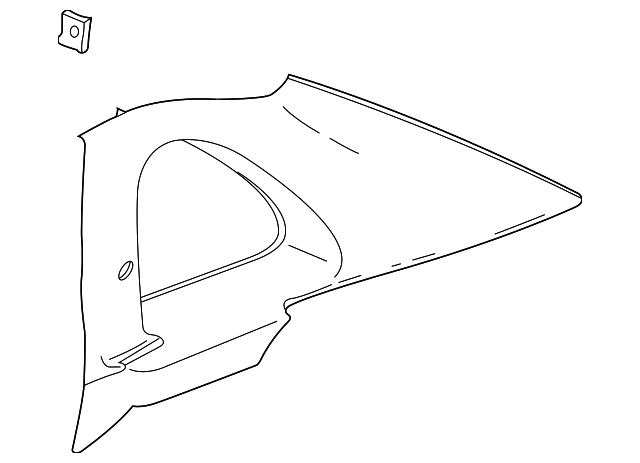 22692142 QTR TRIM PANEL, RIGHT