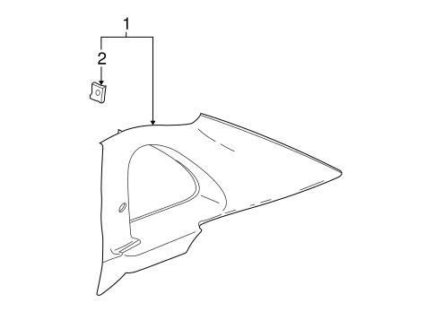 L200 INTERIOR TRIM - QUARTER PANELS