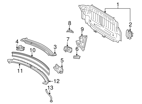 Body/Rear Body for 2002 Toyota Solara #1