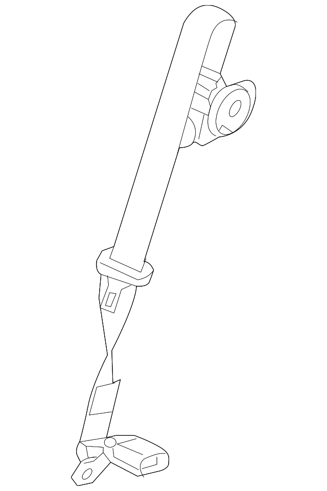 DA8Z-74600A38-AA CENTER SEAT BELT