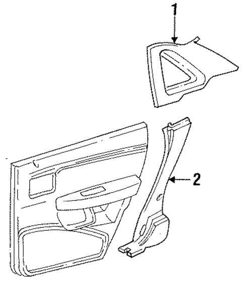 Taurus INTERIOR TRIM - QUARTER PANELS 2