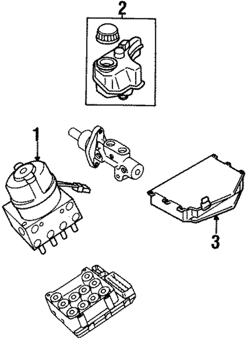 Hydraulic System for 1997 Volkswagen Passat #0