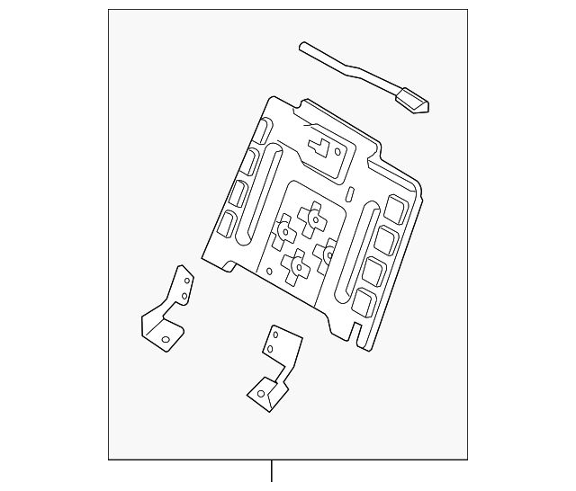 5R3Z-6360509-AB Деталь SEAT BACK PANEL, LEFT