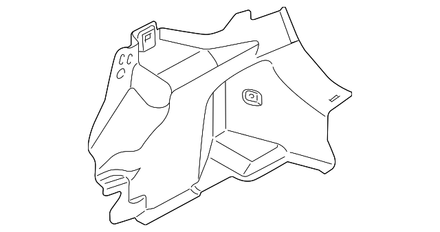 BE8Z-5831149-AA Деталь TRUNK SIDE TRIM, LEFT