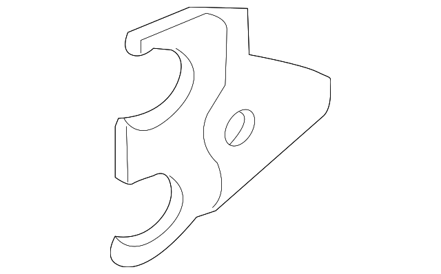 C2D25519 COOLER LINE BRACKET