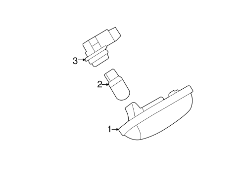License Lamps for 2021 Subaru Crosstrek #0