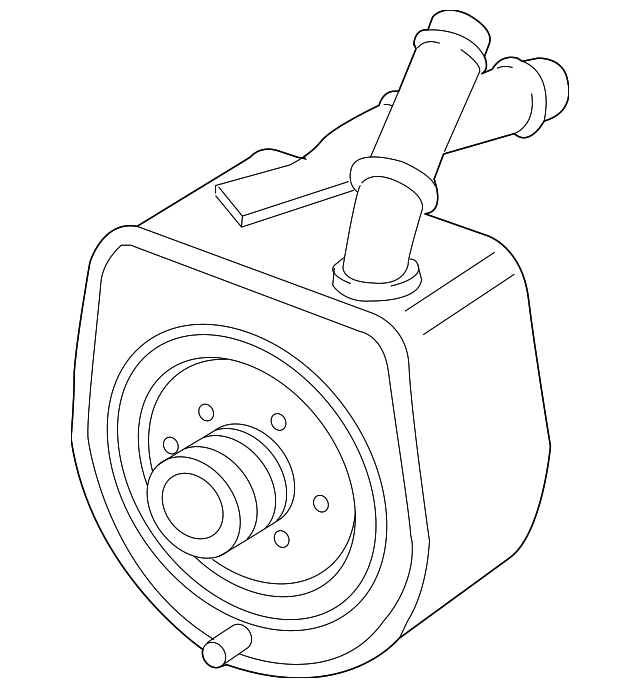 AJ810959 Деталь OIL COOLER