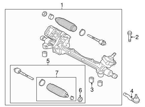 Steering/Steering Gear & Linkage for 2011 Ford Fusion #3