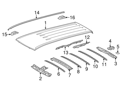 BODY/ROOF & COMPONENTS for 2013 Toyota Sienna #3