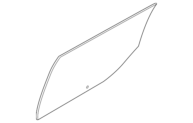 AE9Z-7425712-B Деталь DOOR GLASS, RIGHT