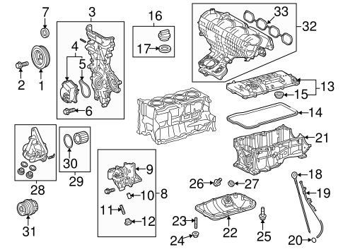 ENGINE/ENGINE PARTS for 2015 Toyota Prius Plug-In #1