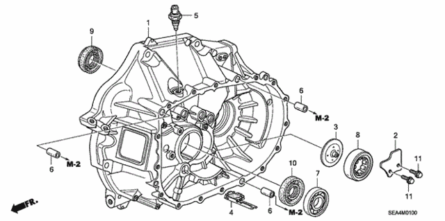 MT Clutch Case for 2006 Acura TSX #0