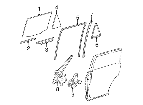 BODY/REAR DOOR for 2016 Toyota 4Runner #2