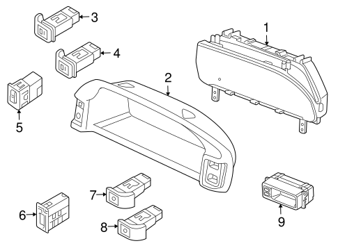 Freelander CLUSTER & SWITCHES