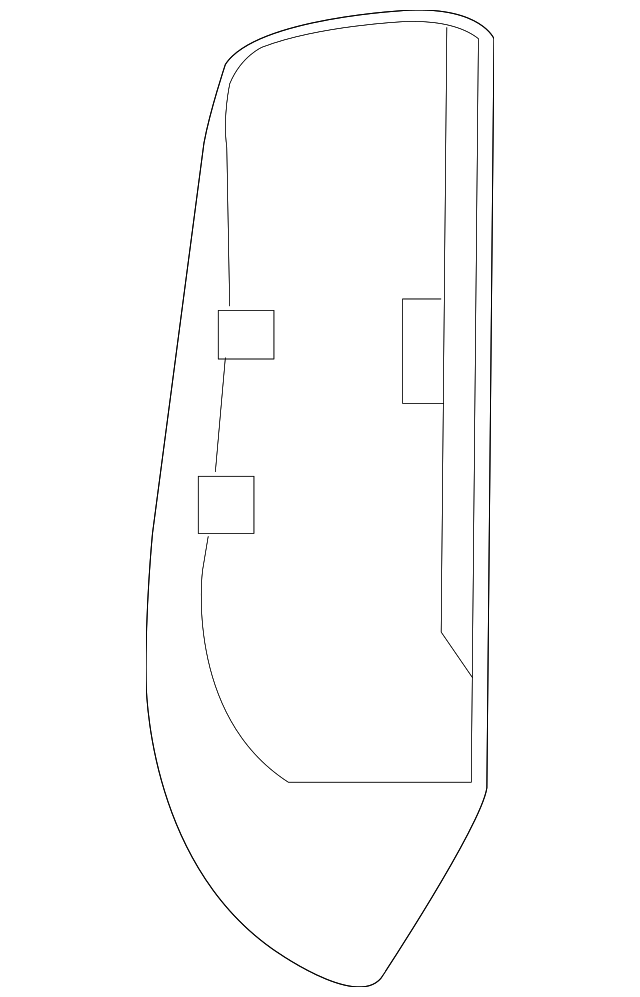 970-522-152-43-DAA Деталь RR SEAT AIR BAG COVER, RIGHT