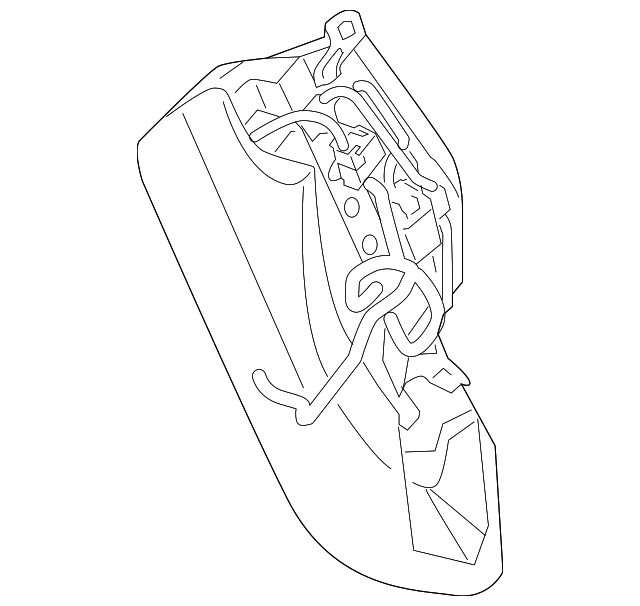 970-522-061-31 Деталь RR SEAT AIR BAG, LEFT