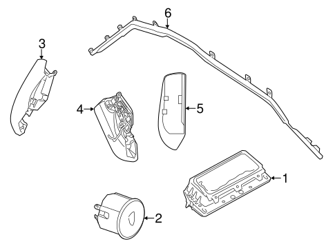 Panamera AIR BAG COMPONENTS 2