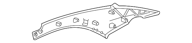 996-563-503-00-A18 Деталь SIDE TRIM, LEFT