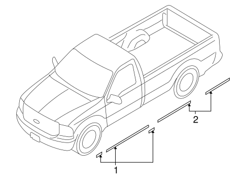 F-250 Super Duty STRIPE TAPE 2