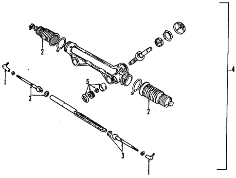 Steering Gear & Linkage for 1987 Ford Aerostar #2