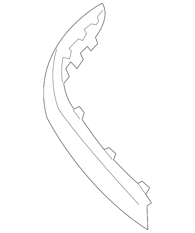 9484011 Деталь OUTER MOLDING, RIGHT
