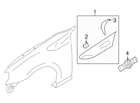BODY/EXTERIOR TRIM - FENDER for 2014 Scion FR-S #1