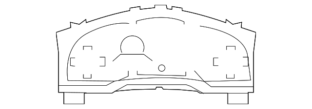 56054923AA Деталь INSTRUMENT CLUSTER