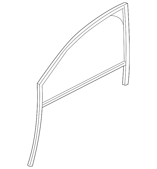 T2H18248 Деталь GLASS RUN, RIGHT
