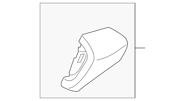 970-555-497-01-7EG Деталь ARMREST COVER, LEFT