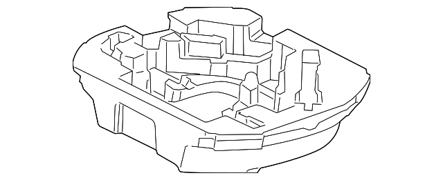 C2Z4107 Деталь TOOL COMPARTMENT
